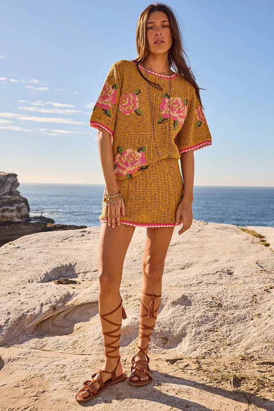 Coastal Granny Mini Skirt