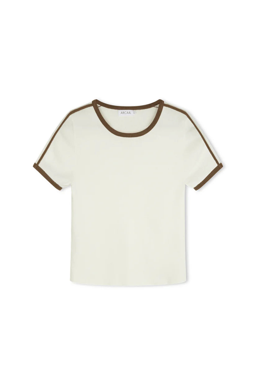 MISCHA TEE | CREAM & COCOA