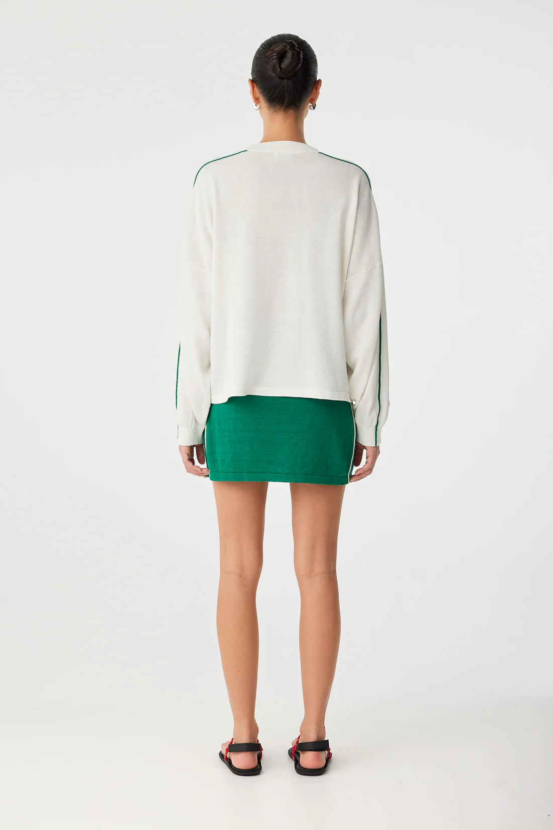 PIPPA MINI SKIRT - PALM GREEN