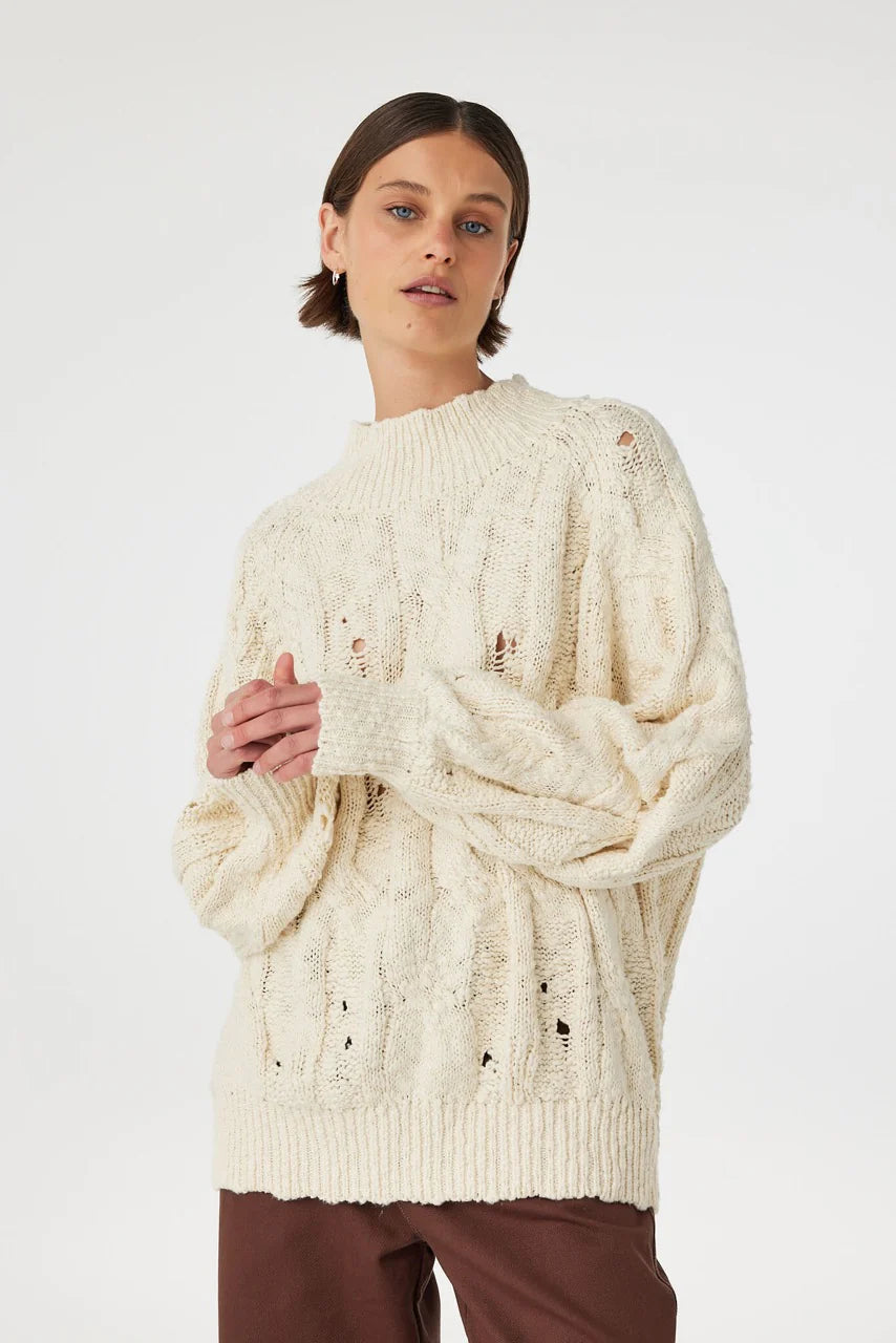 NORI SWEATER | CREAM