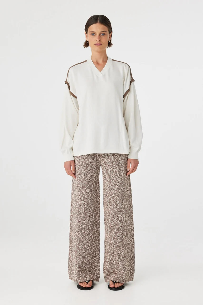 EMMET PANT | CHOCOLATE & CREAM