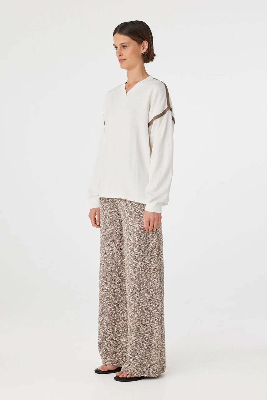 EMMET PANT | CHOCOLATE & CREAM
