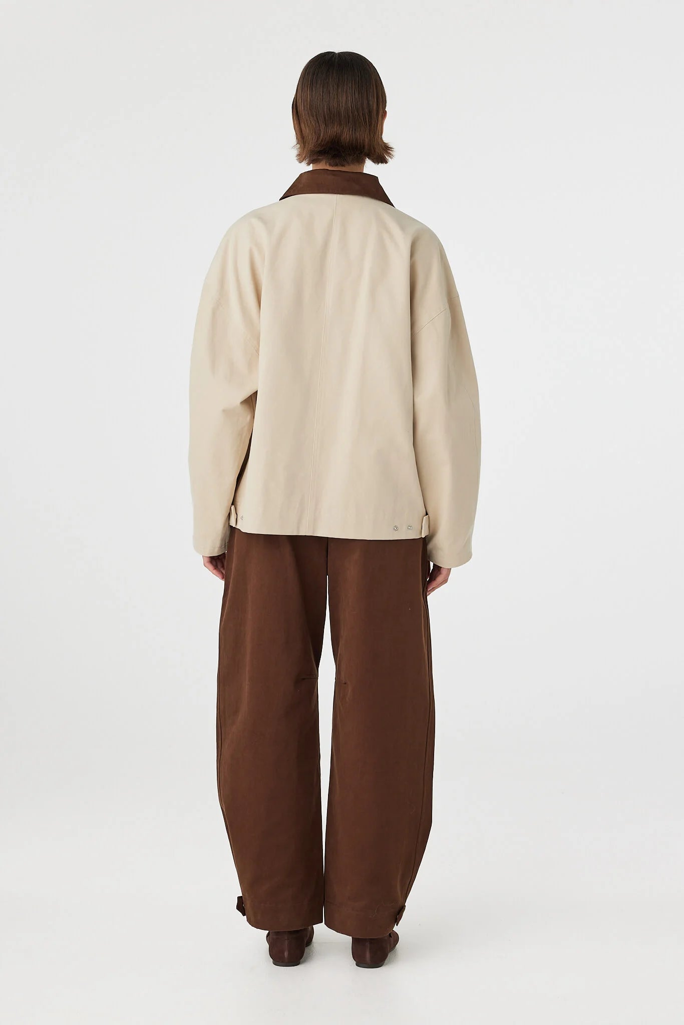 RORY JACKET | BEIGE & ESPRESSO