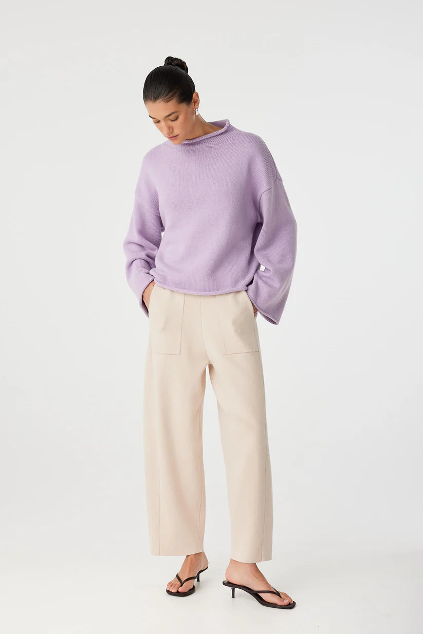 MAEVE SWEATER | LILAC