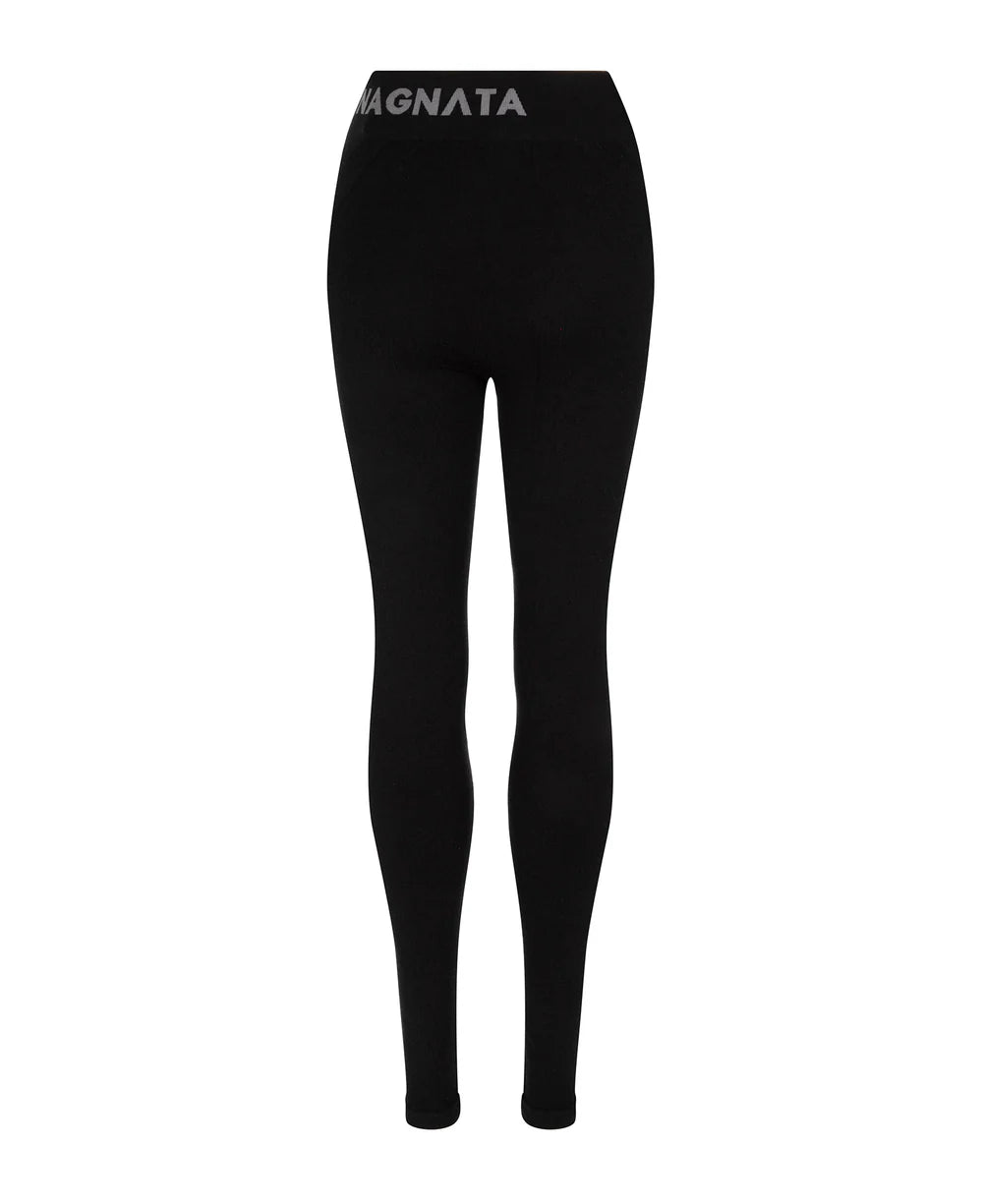 CLASSIC WOOL RIB LEGGING | BLACK