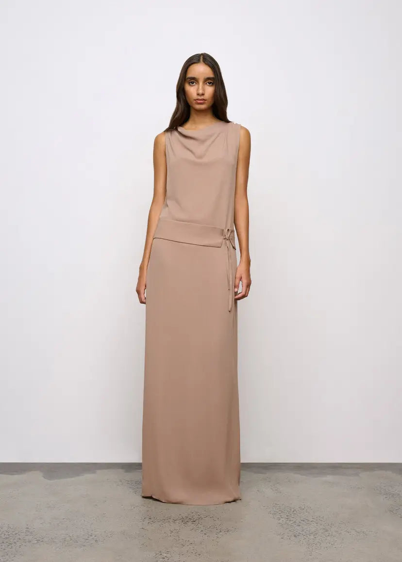 LENNON DRESS | TAUPE