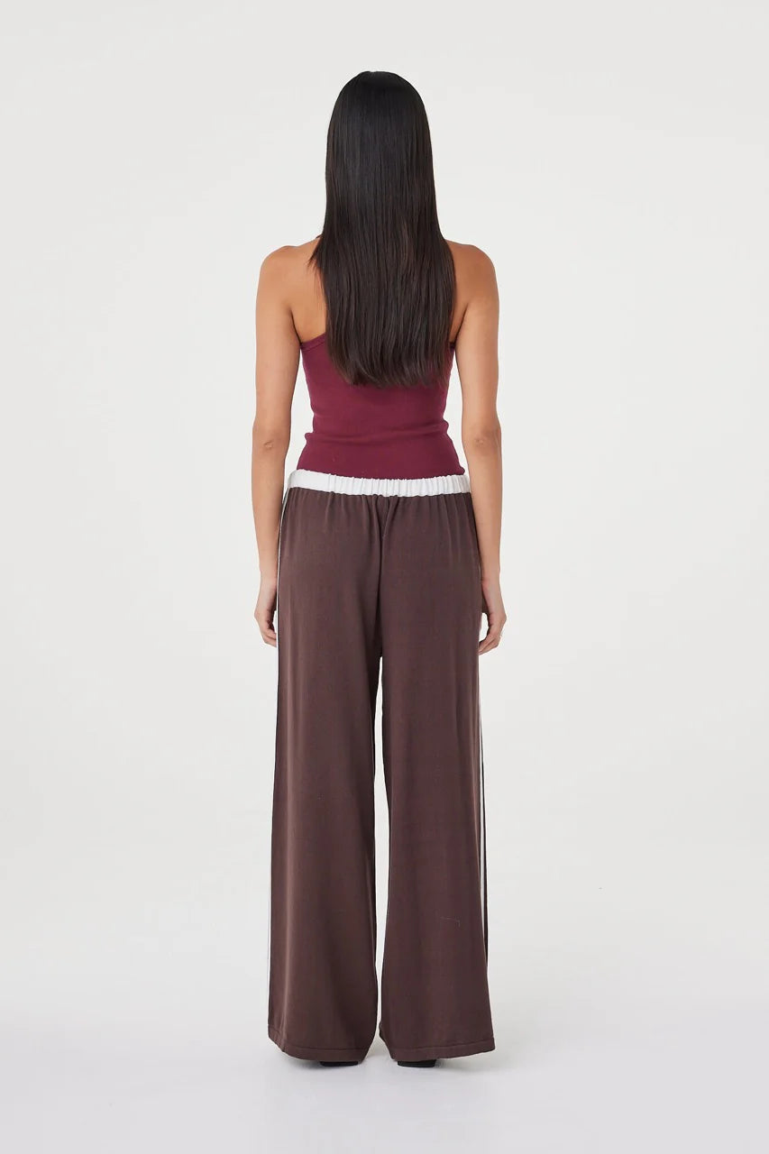 TULLY PANT | ESPRESSO & CREAM