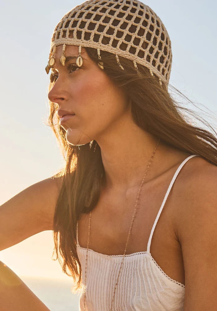 PARADISE CROCHET CAP