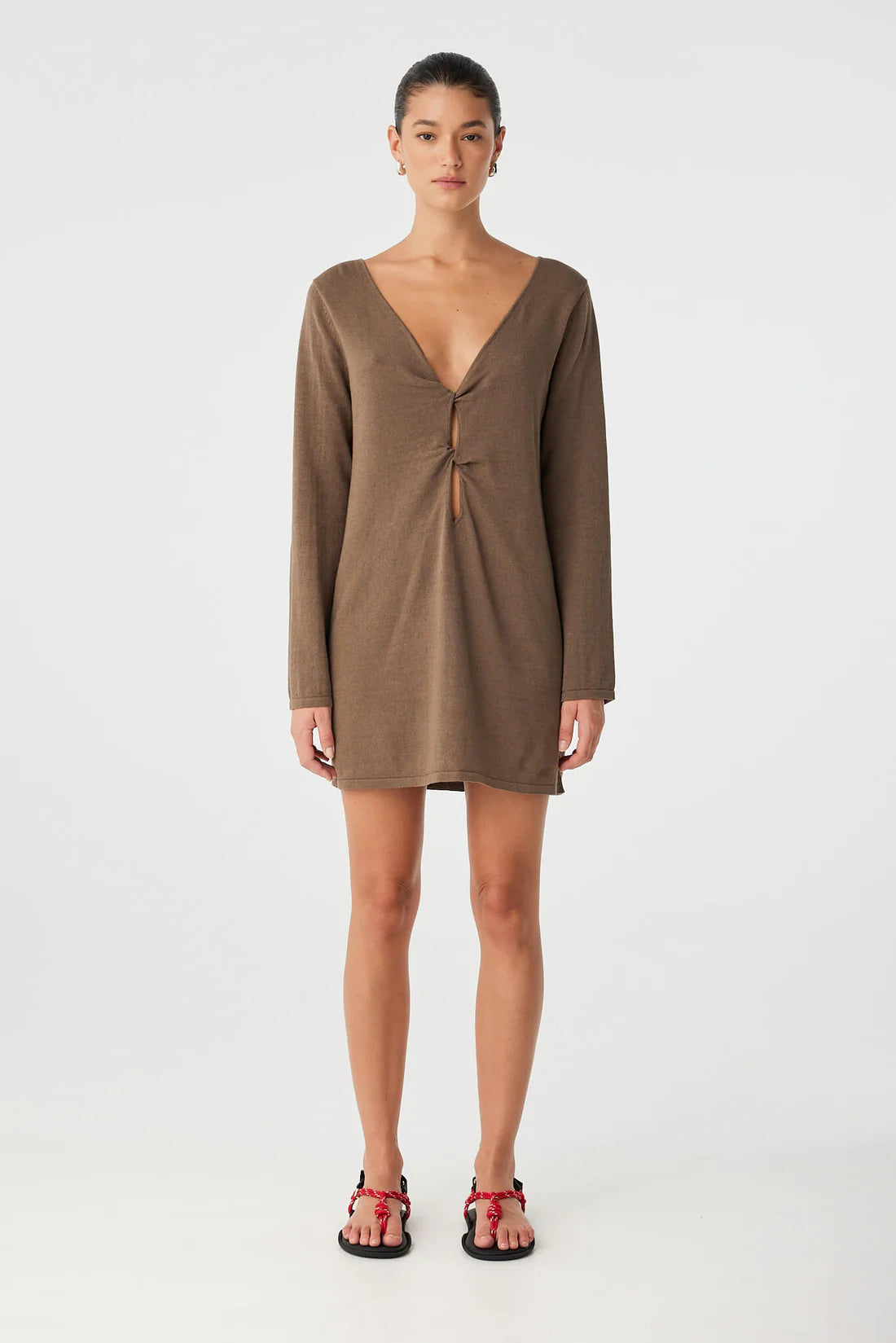 PALOMA REVERSIBLE DRESS - CACAO