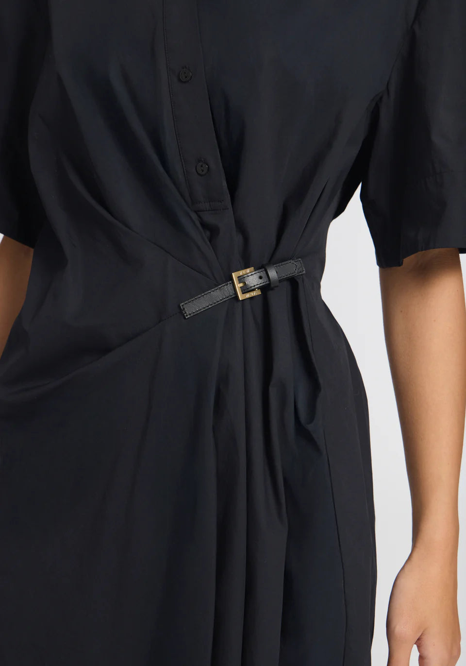 PEACHES SHIRT DRESS | FRENCH NAVY
