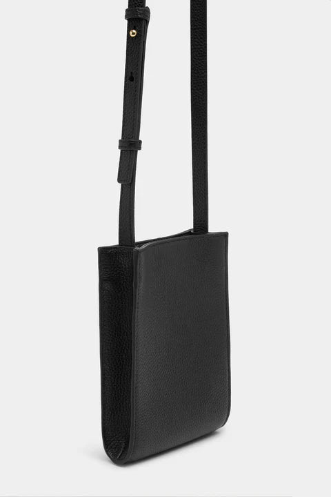 CLARA CROSSBODY LEATHER BAG | BLACK