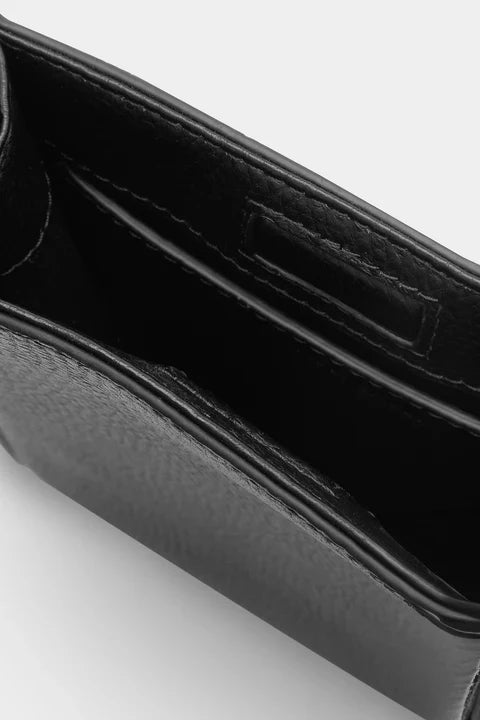 CLARA CROSSBODY LEATHER BAG | BLACK