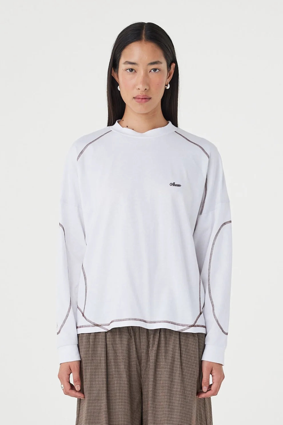 KESH LS TEE | CREAM & ESPRESSO