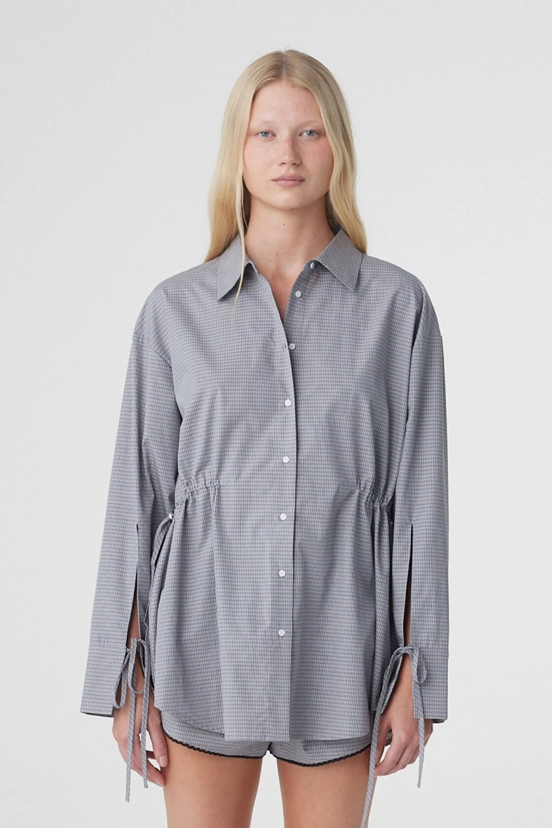SIA SHIRT | MUTED BLUE CHECK