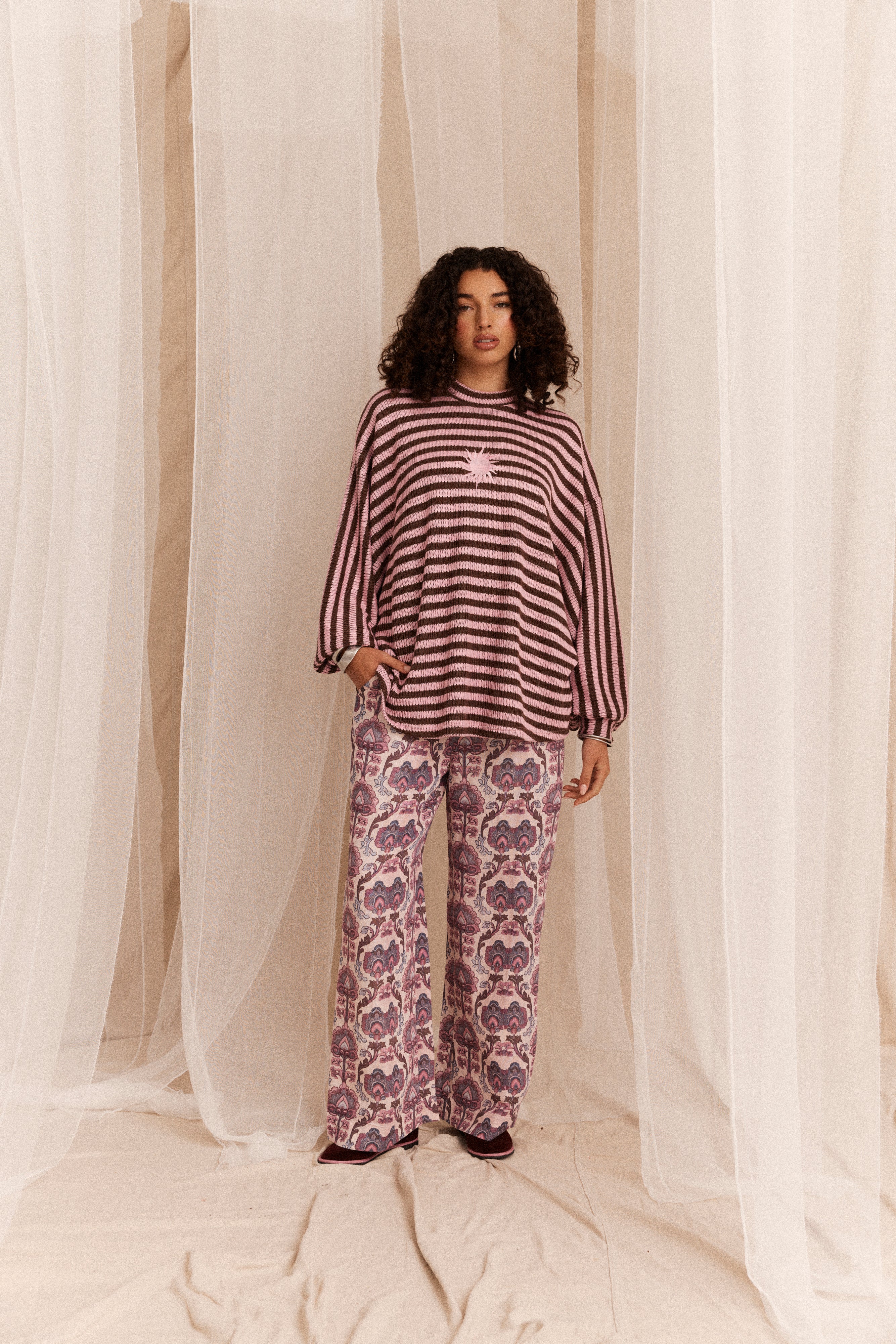CANTO STRIPED KNIT JUMPER