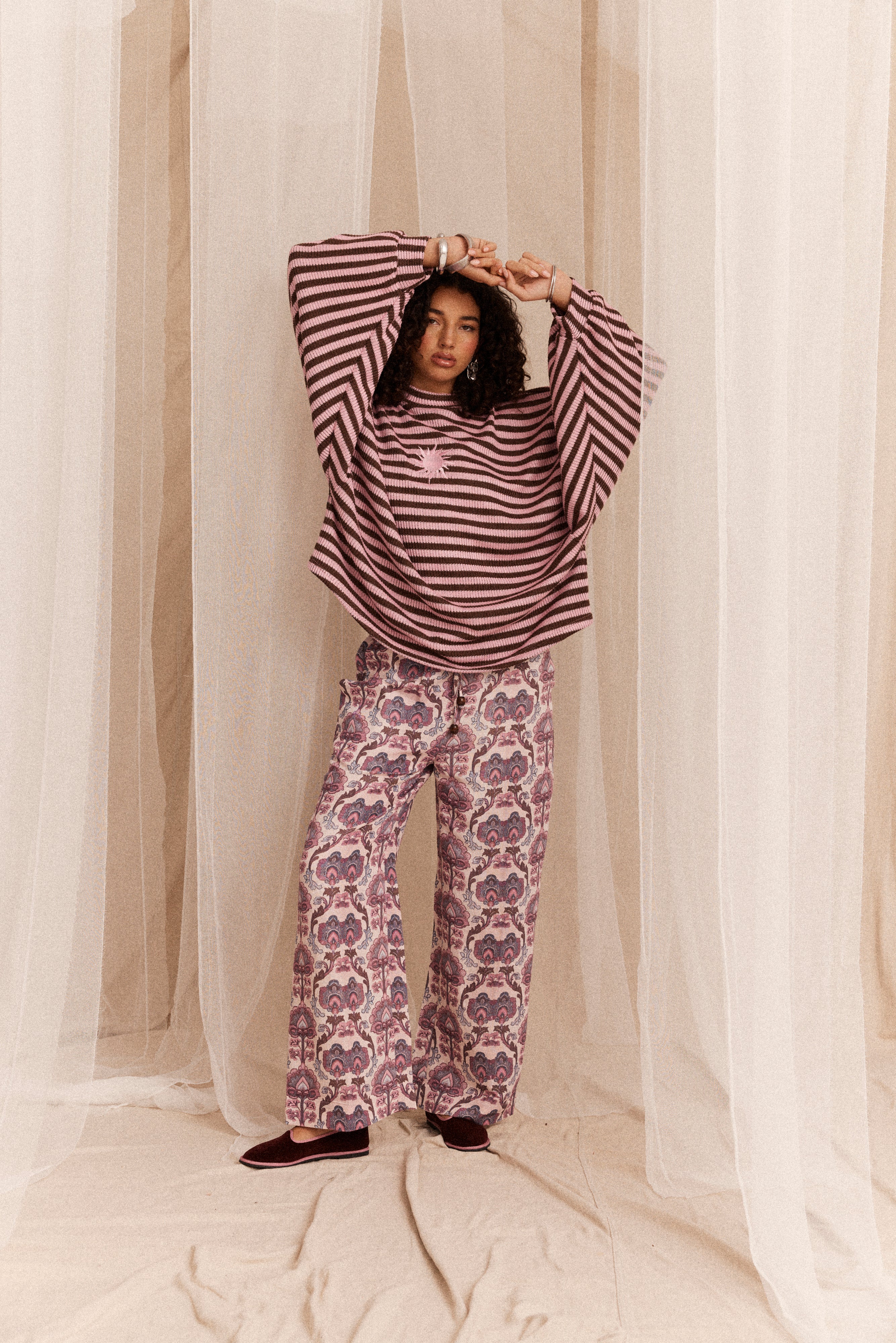 CANTO STRIPED KNIT JUMPER