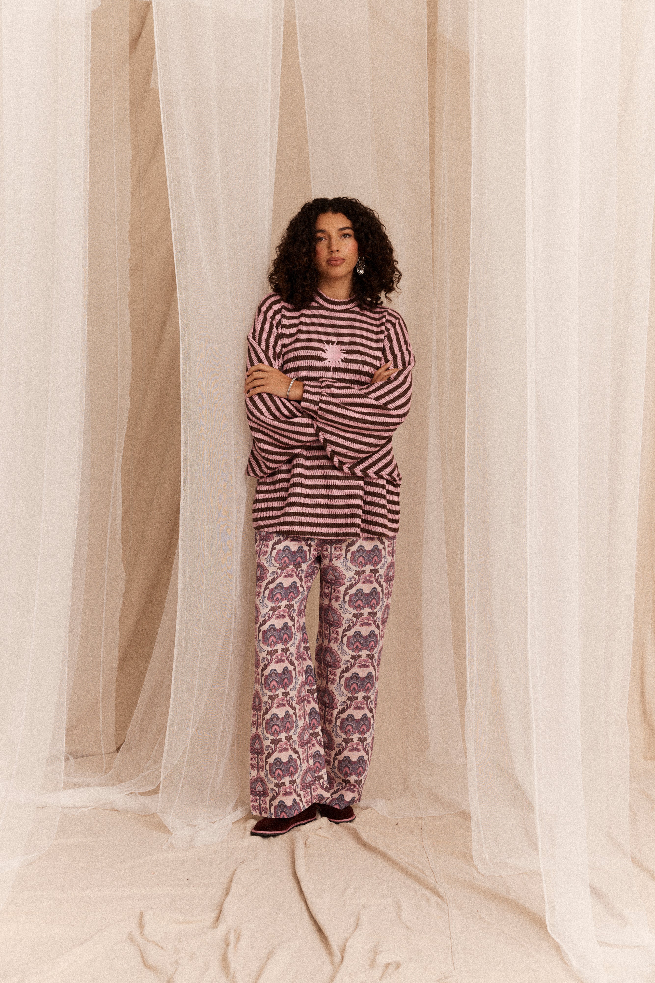 CANTO STRIPED KNIT JUMPER