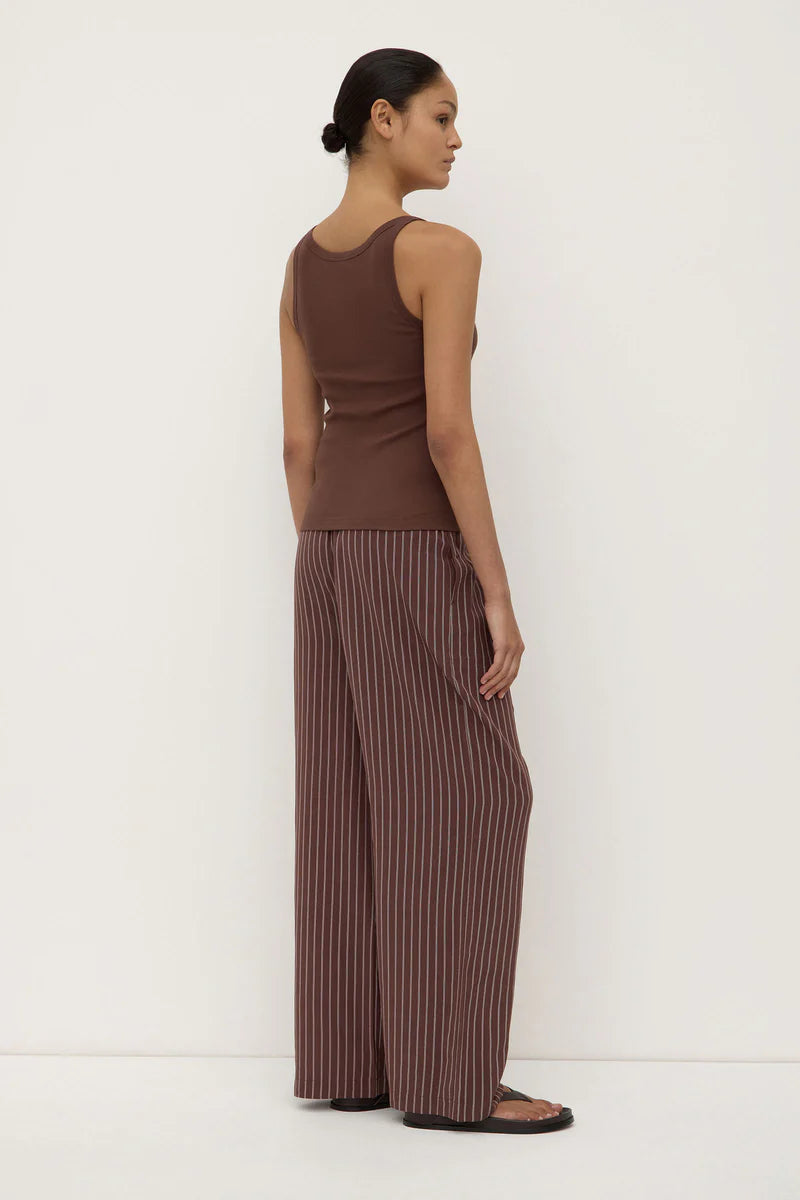 CHARLIE RIB TANK | ESPRESSO