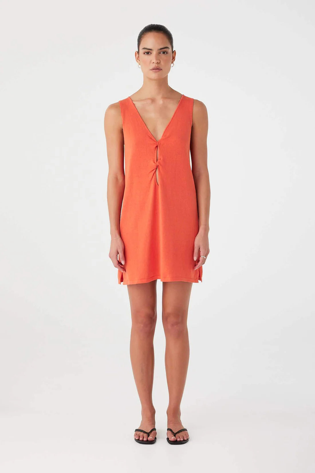 PALOMA MINI DRESS - MANDARIN