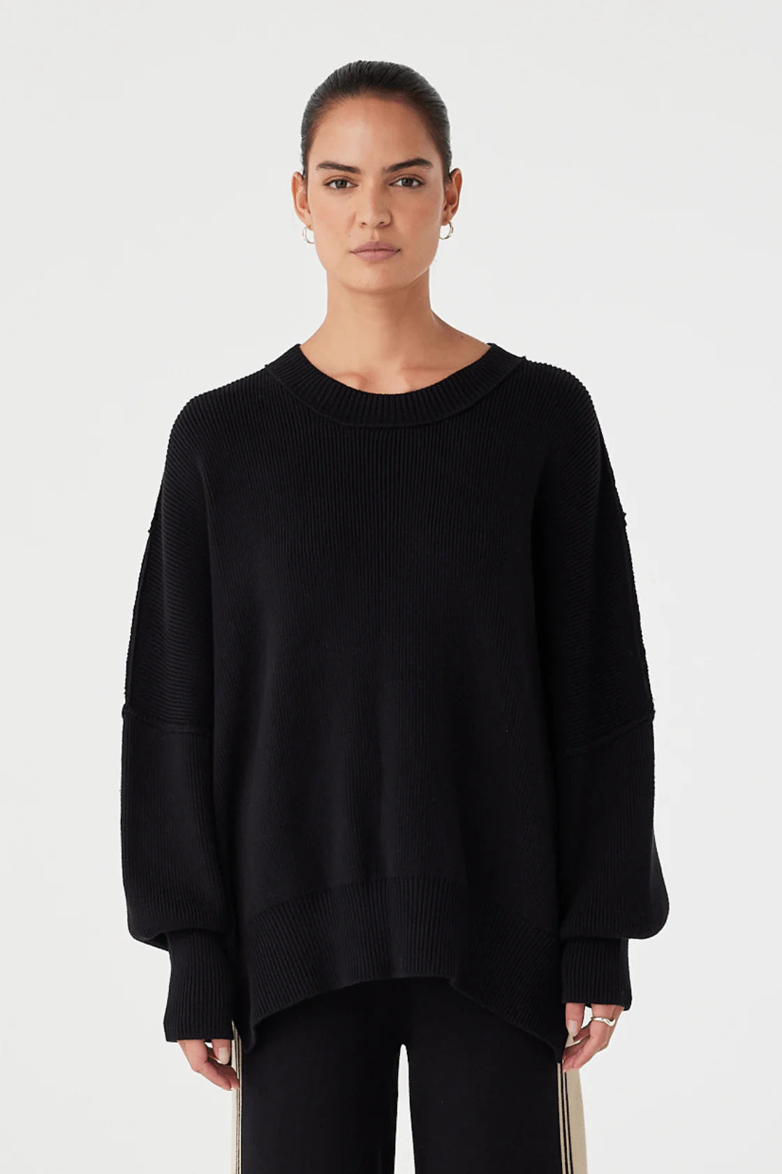 HARPER KNIT SWEATER | BLACK