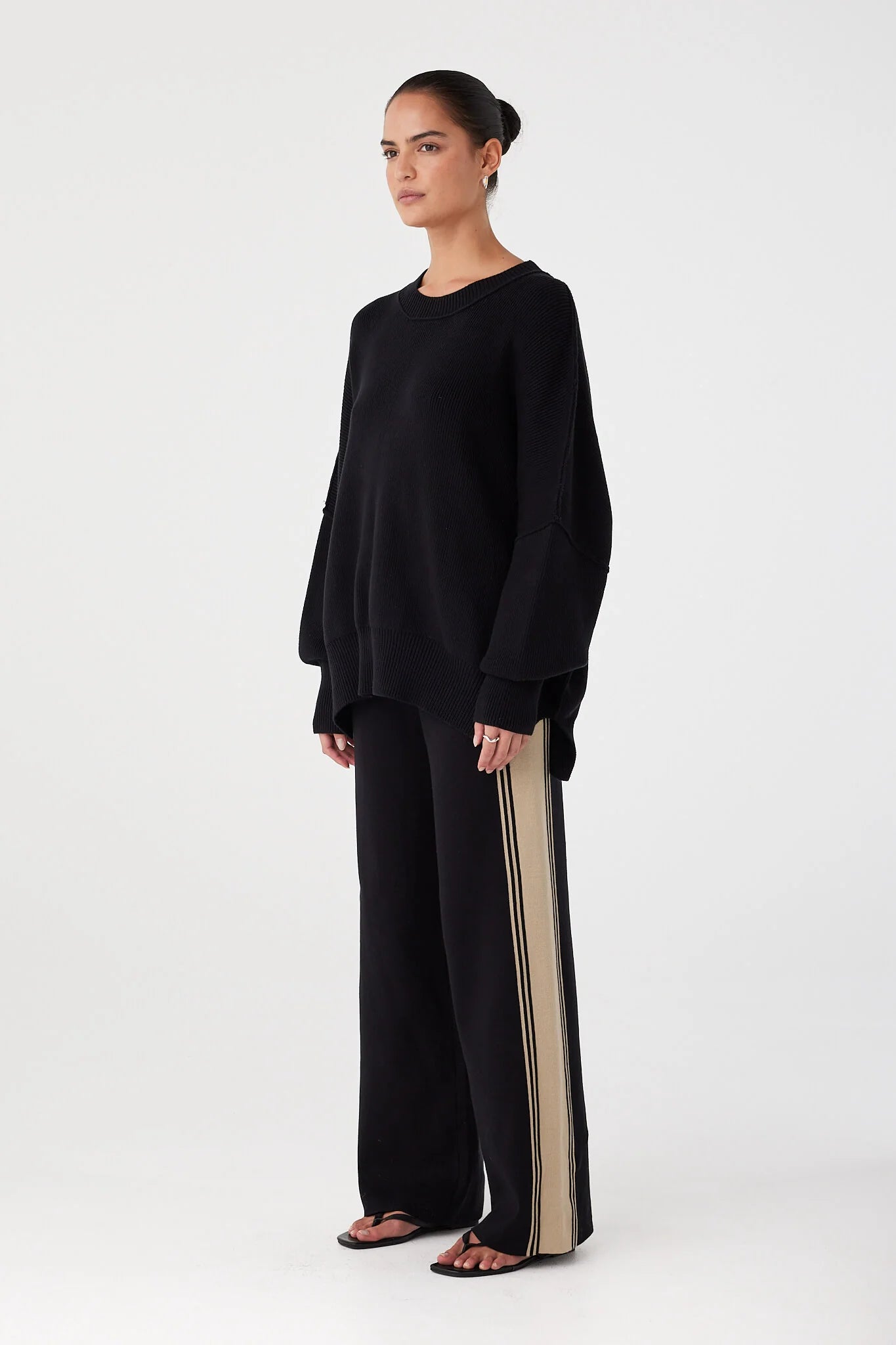 HARPER KNIT SWEATER | BLACK