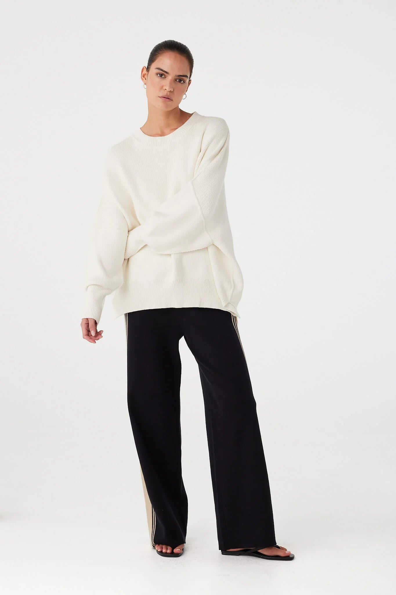 HARPER KNIT SWEATER | CREAM