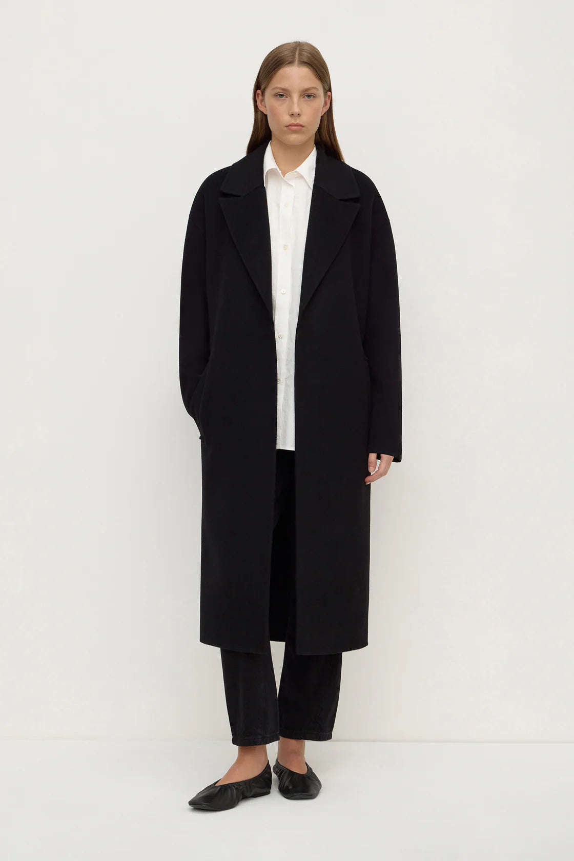 IVY WOOL COAT | BLACK