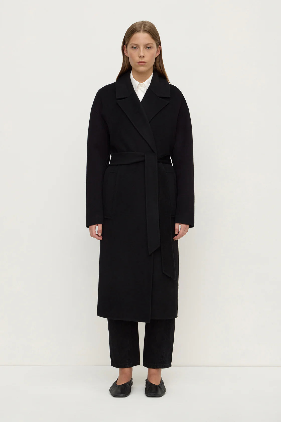 IVY WOOL COAT | BLACK
