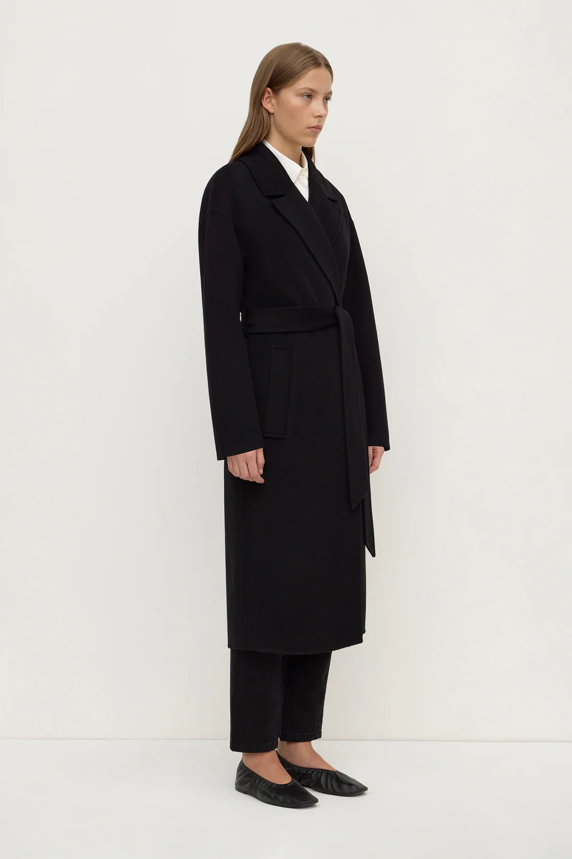 IVY WOOL COAT | BLACK