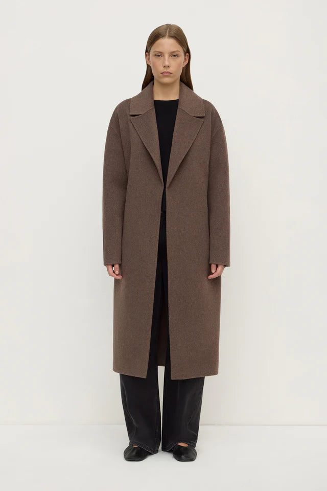 IVY WOOL COAT | COCOA MARLE