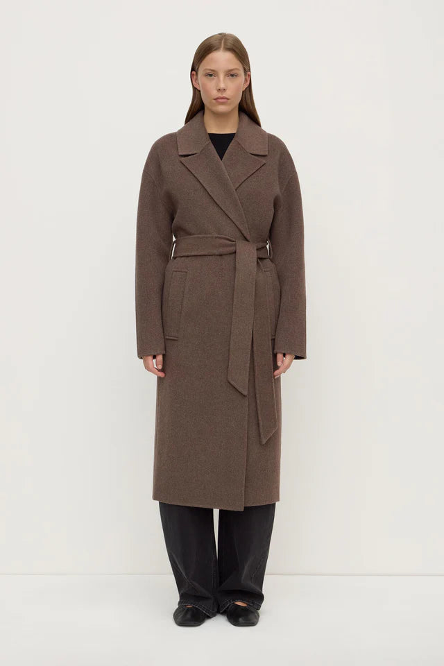 IVY WOOL COAT | COCOA MARLE