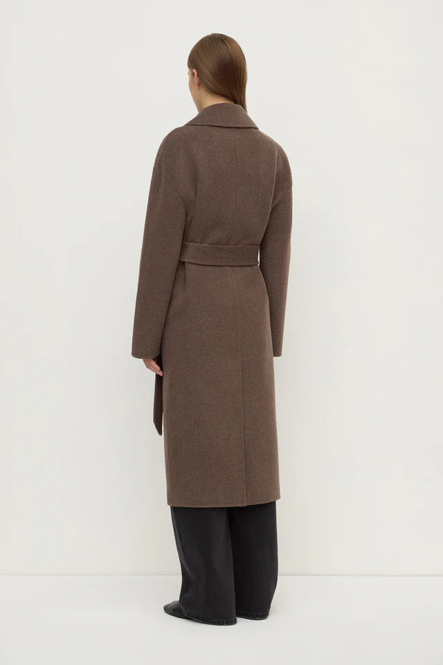 IVY WOOL COAT | COCOA MARLE