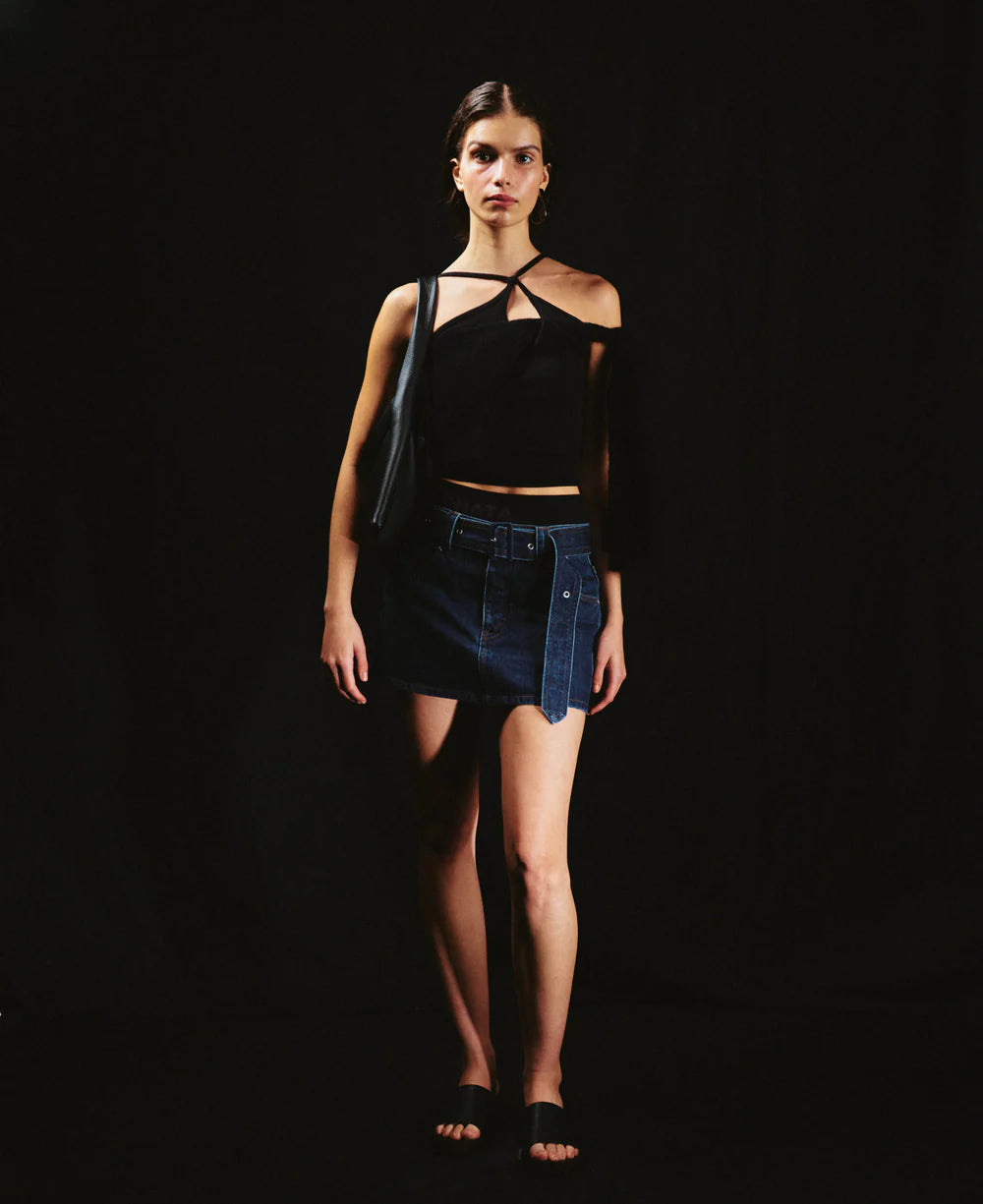 SURYA WOOL TANK | BLACK