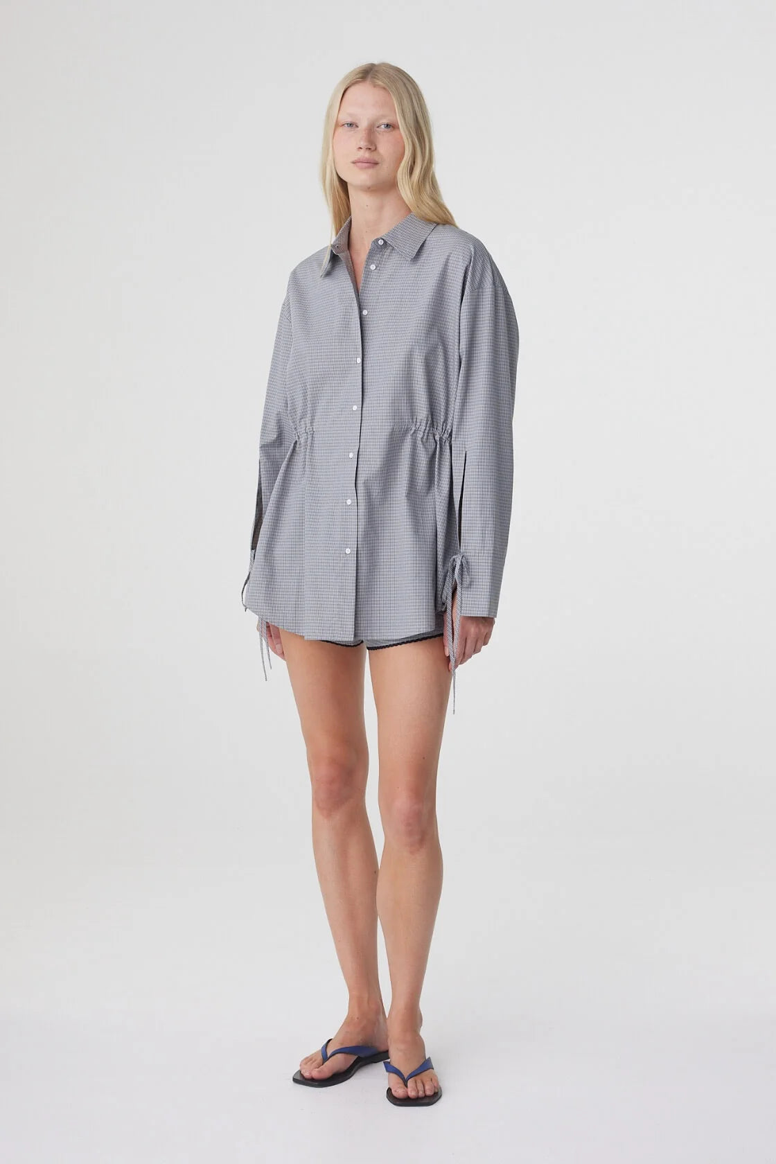 SIA SHIRT | MUTED BLUE CHECK