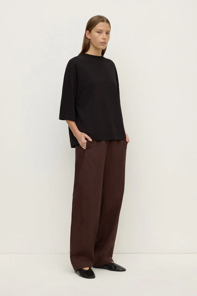 MAX COTTON OVERSIZED TEE | BLACK