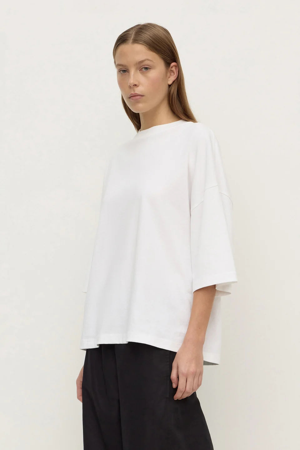 MAX COTTON OVERSIZED TEE | WHITE
