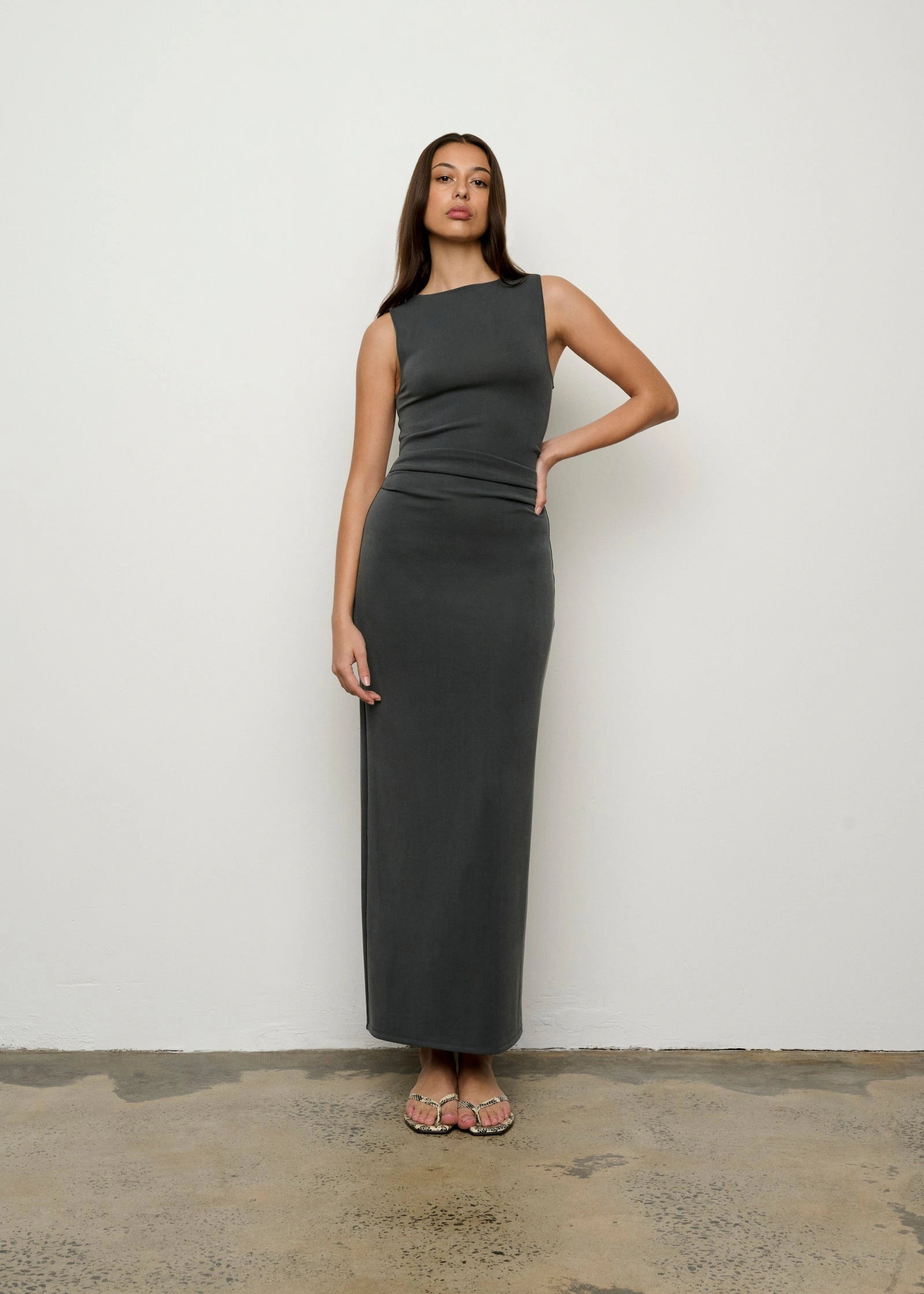 KENNA DRESS | SLATE