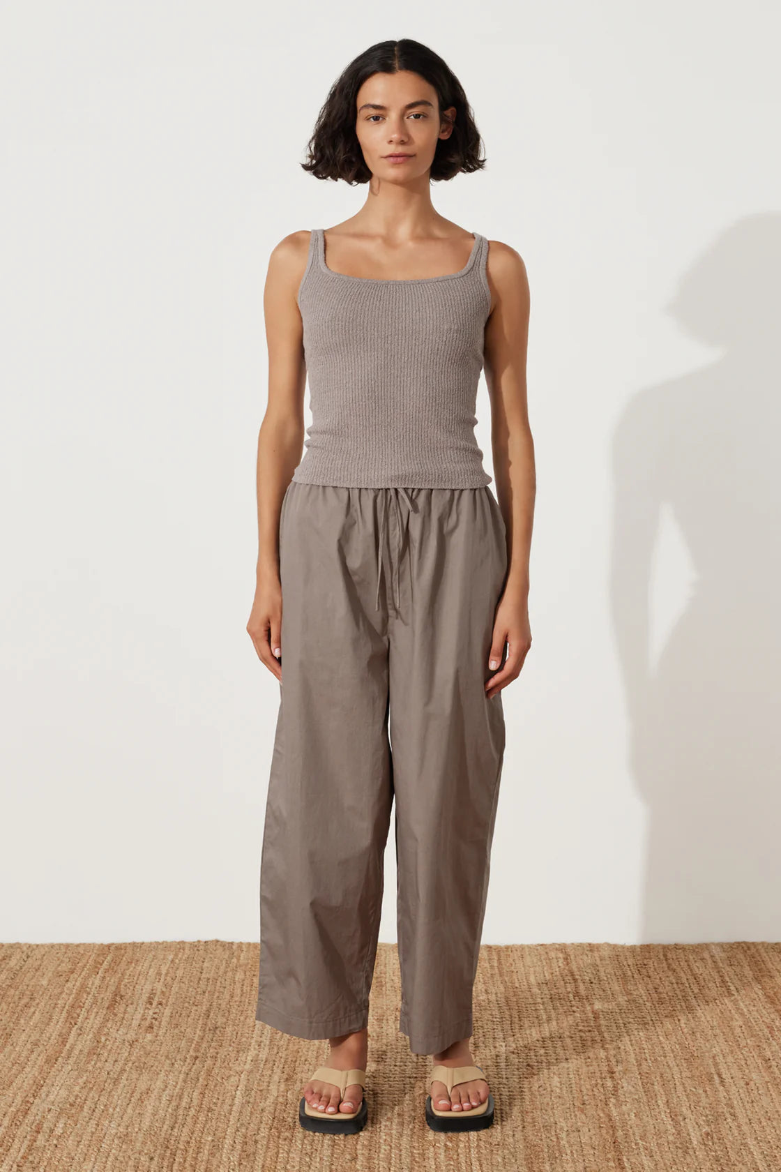 PEWTER ORGANIC COTTON PANT