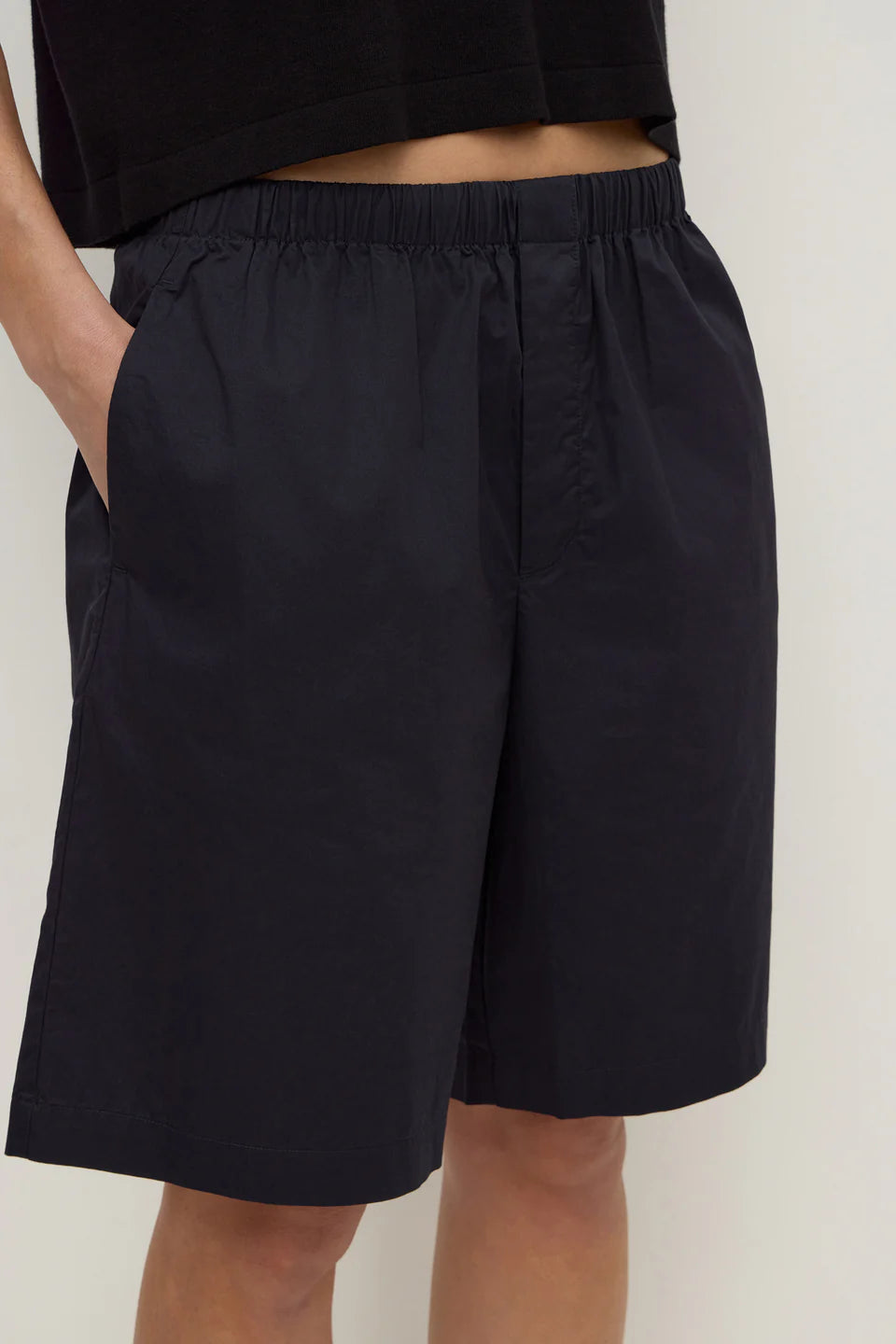 RILEY POPLIN SHORT | TRUE NAVY