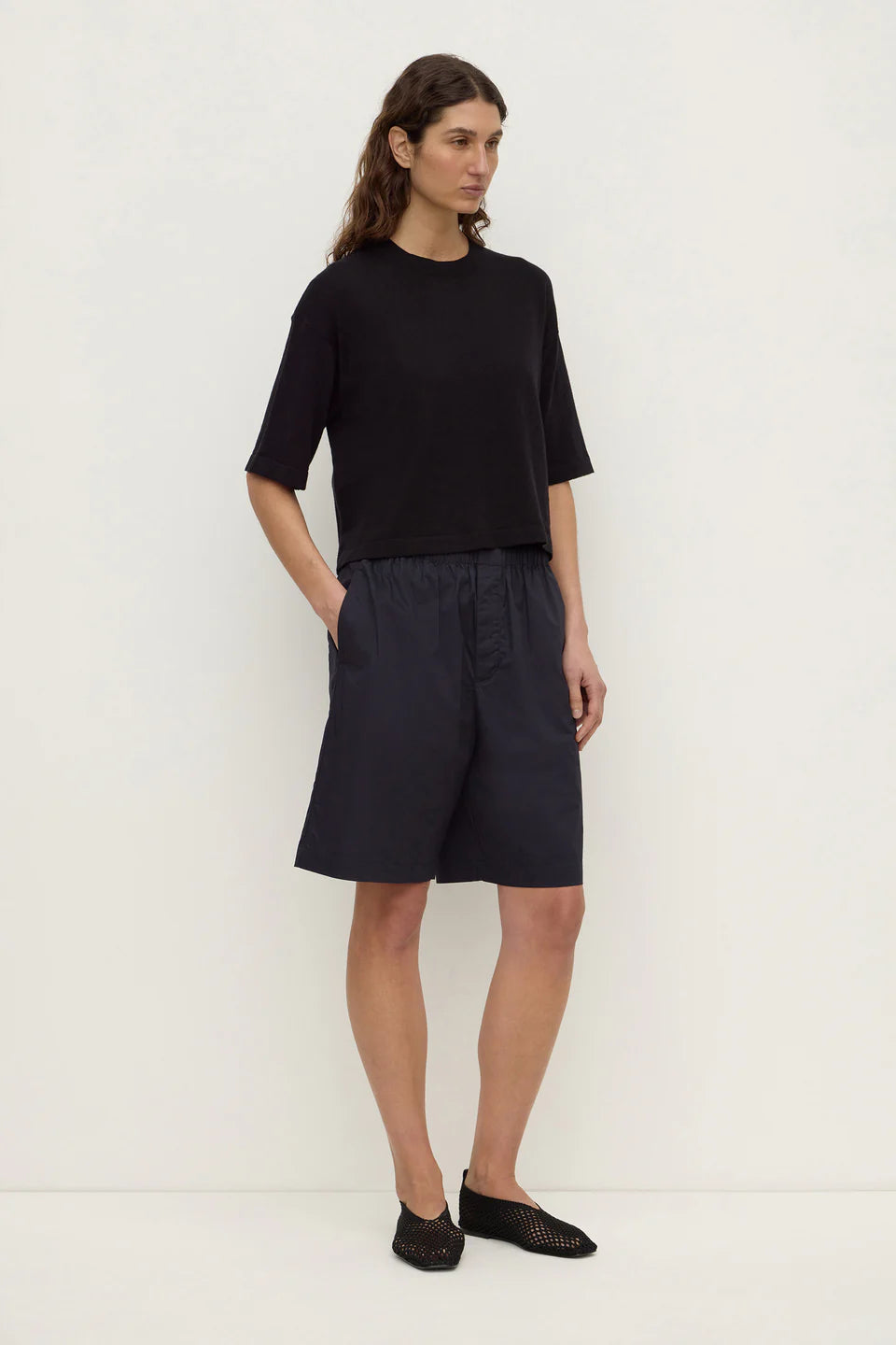 RILEY POPLIN SHORT | TRUE NAVY