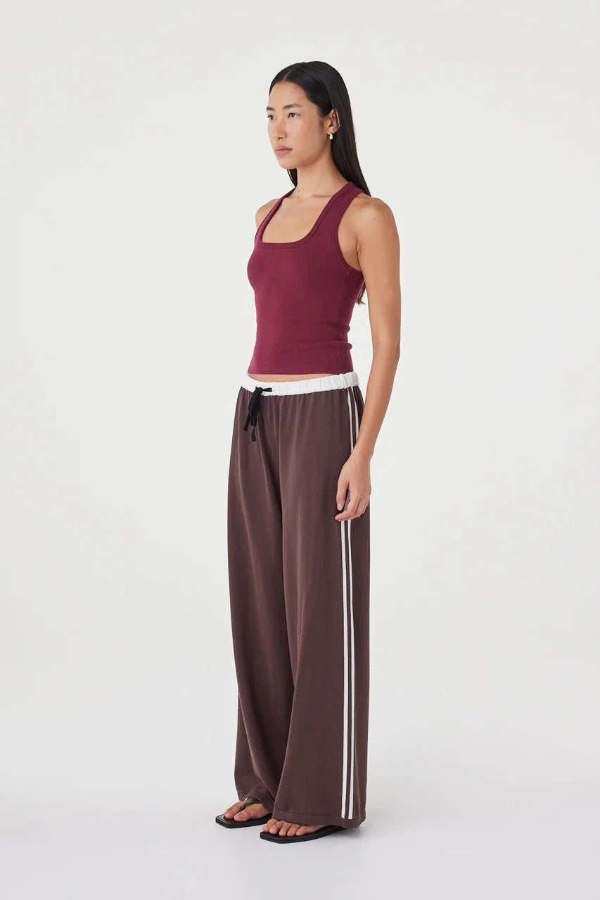 TULLY PANT | ESPRESSO & CREAM