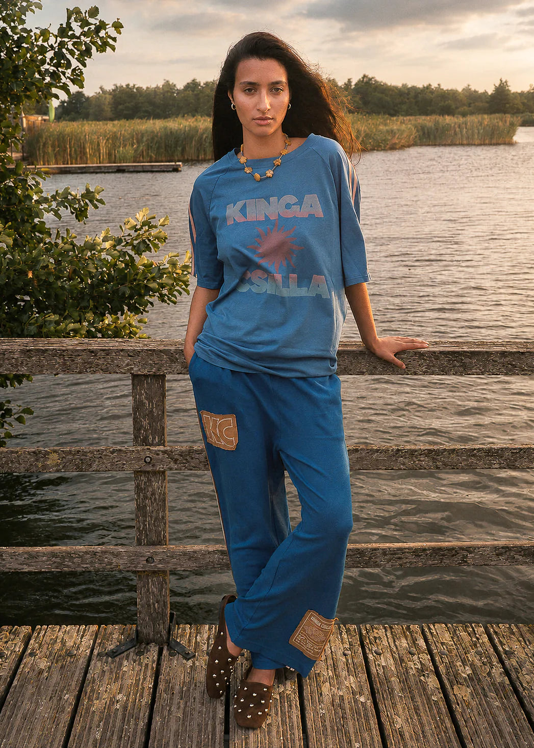 SUNSET TEE | BLUE