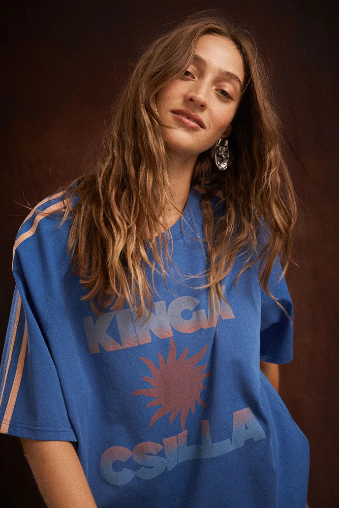 SUNSET TEE | BLUE
