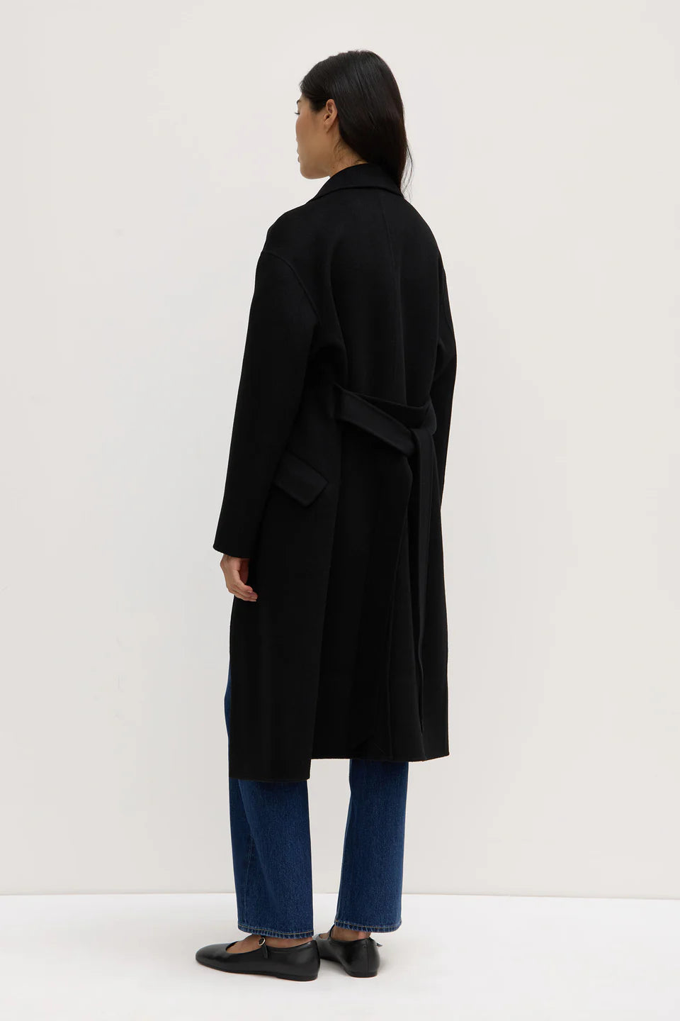 SADIE WOOL COAT | BLACK