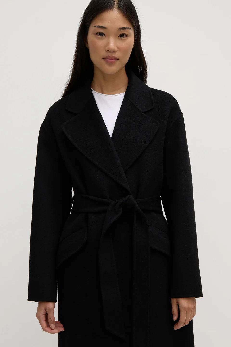 SADIE WOOL COAT | BLACK