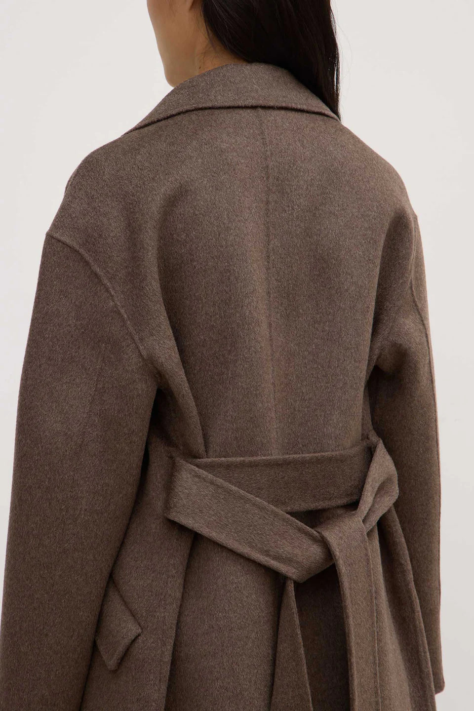 SADIE WOOL COAT | COCOA MARLE