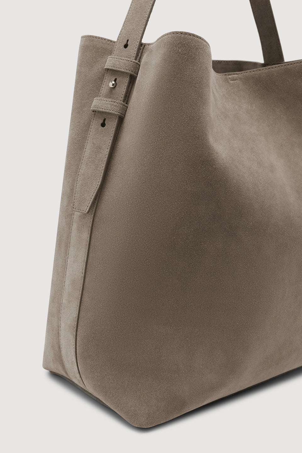 SONNY SUEDE SHOULDER BAG | ASH