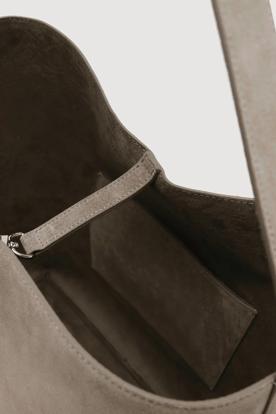 SONNY SUEDE SHOULDER BAG | ASH