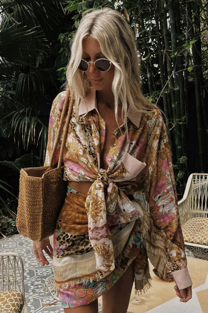 LOVERS & DREAMERS TRAVEL SCARF | COSMOS PINK