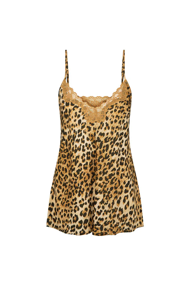 SAMANTHA BIAS CAMI | VINTAGE LEOPARD